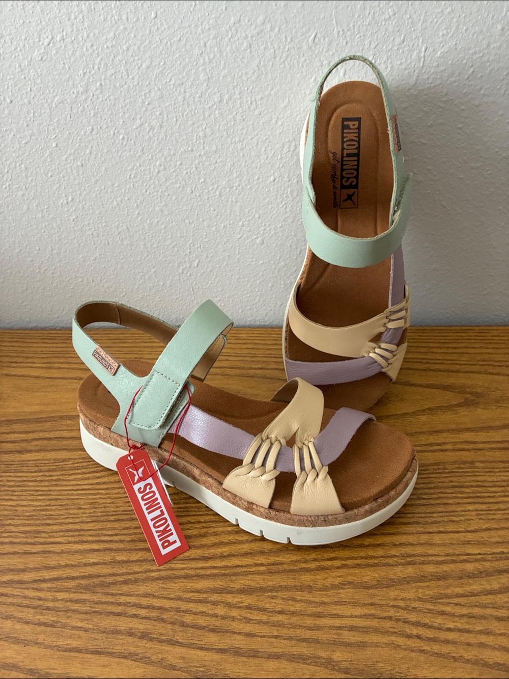 Pikolinos Palma Multi Color Wedge Sandals
